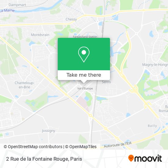 2 Rue de la Fontaine Rouge map