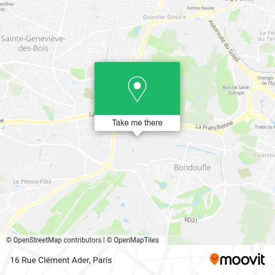 16 Rue Clément Ader map