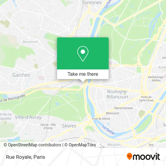 Rue Royale map