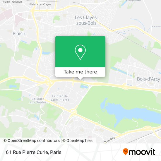 61 Rue Pierre Curie map