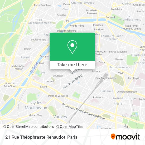 21 Rue Théophraste Renaudot map