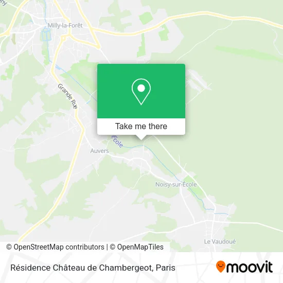 Résidence Château de Chambergeot map