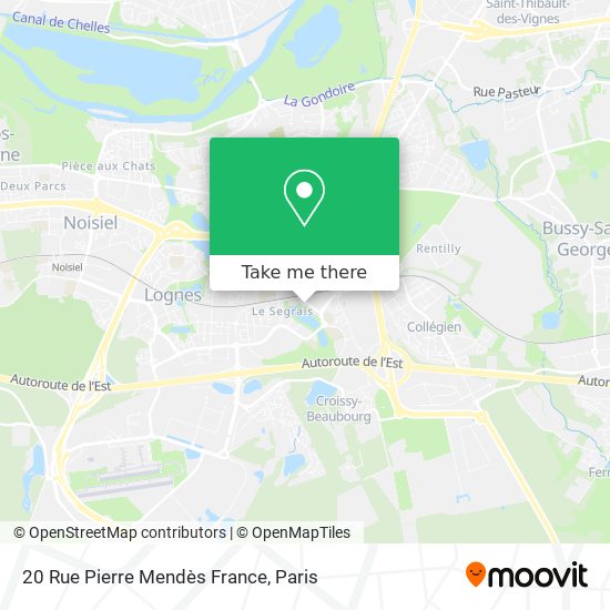 20 Rue Pierre Mendès France map