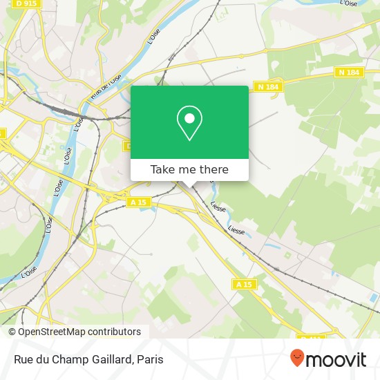 Rue du Champ Gaillard map