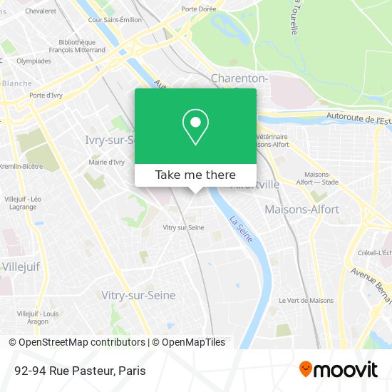 92-94 Rue Pasteur map