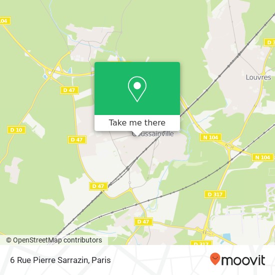 Mapa 6 Rue Pierre Sarrazin