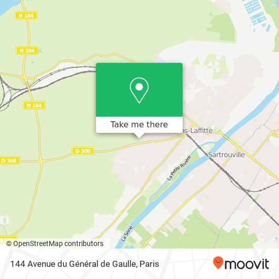 144 Avenue du Général de Gaulle map