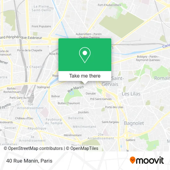 40 Rue Manin map