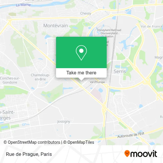 Rue de Prague map