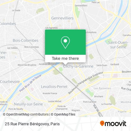 25 Rue Pierre Bérégovoy map