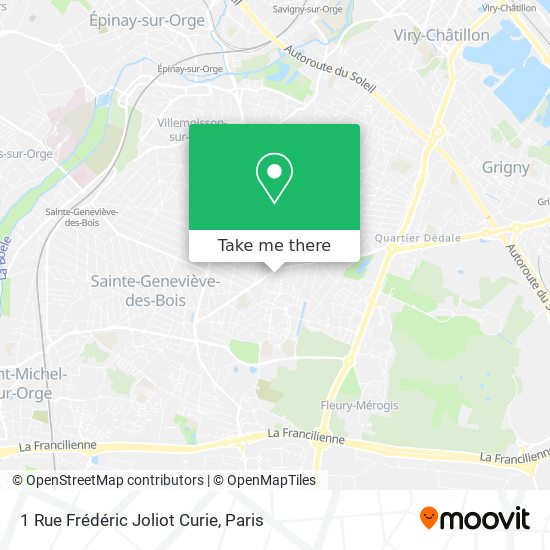 1 Rue Frédéric Joliot Curie map