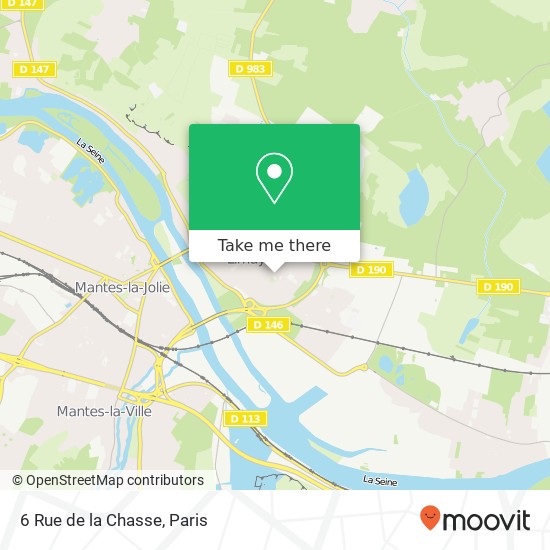 6 Rue de la Chasse map