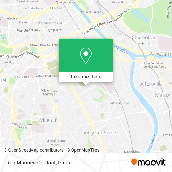 Rue Maurice Coûtant map