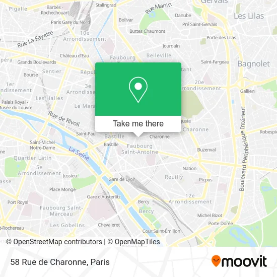 58 Rue de Charonne map