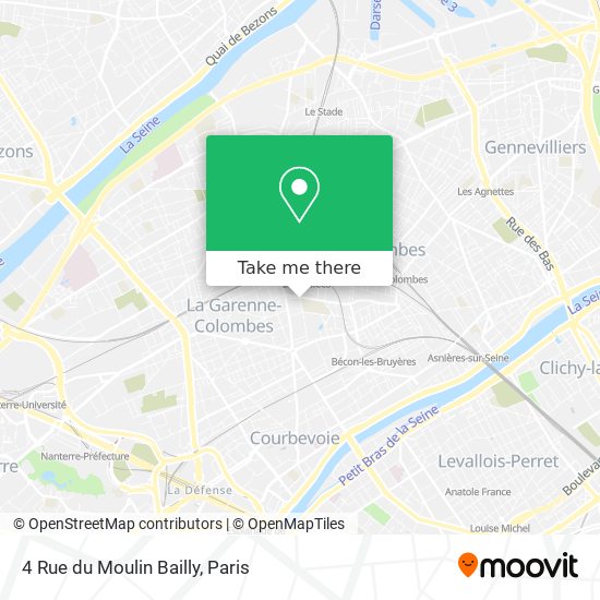 4 Rue du Moulin Bailly map