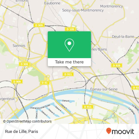 Rue de Lille map