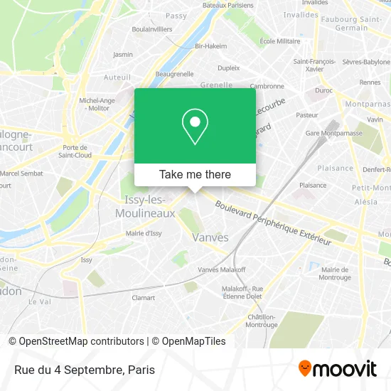 Rue du 4 Septembre map