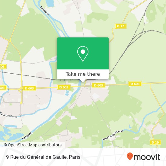 Mapa 9 Rue du Général de Gaulle