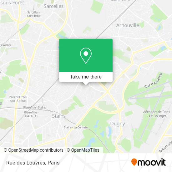 Rue des Louvres map