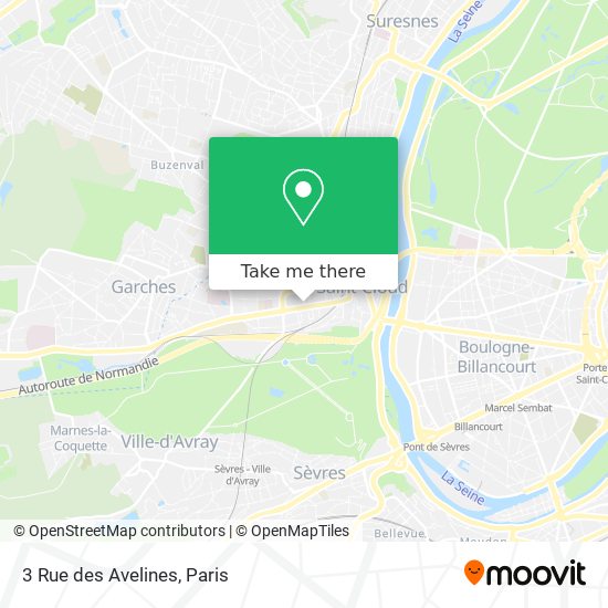 3 Rue des Avelines map