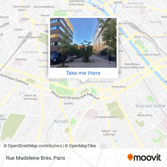 Rue Madeleine Brès map