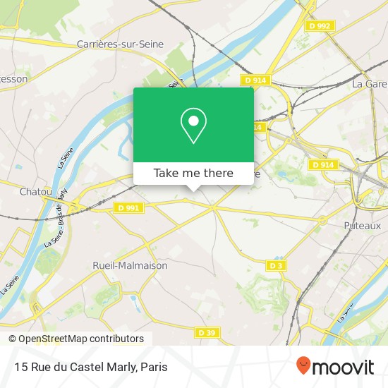15 Rue du Castel Marly map