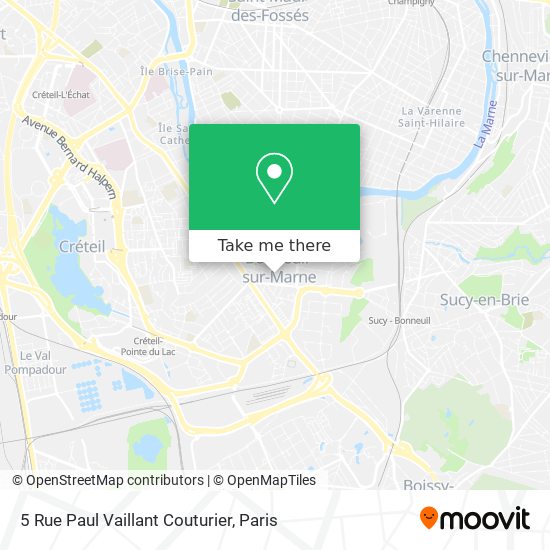 5 Rue Paul Vaillant Couturier map