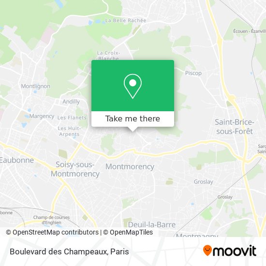 Boulevard des Champeaux map