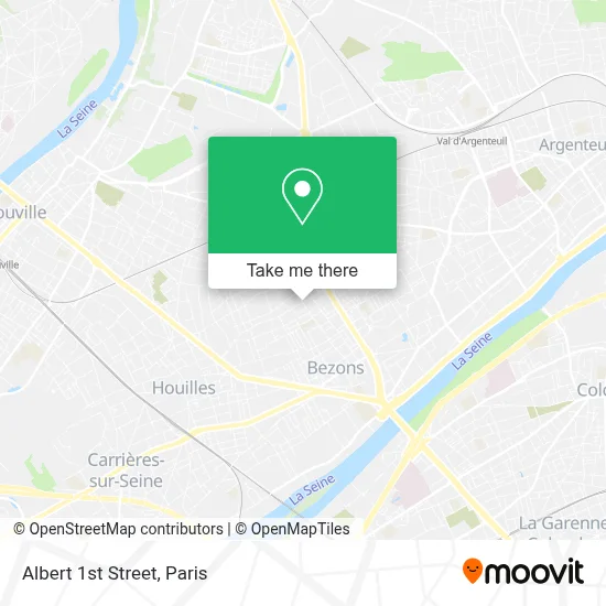 Rue Albert 1er map
