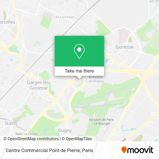 Centre Commercial Pont de Pierre map