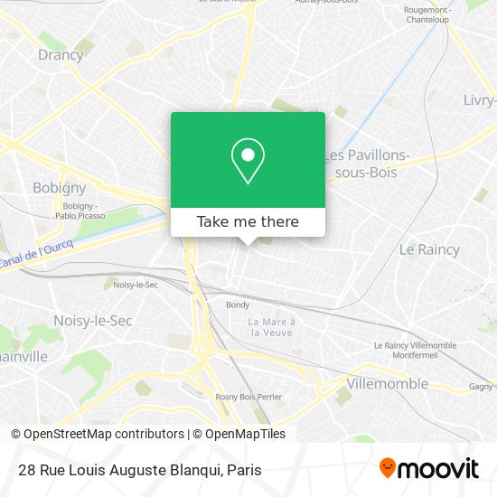 28 Rue Louis Auguste Blanqui map