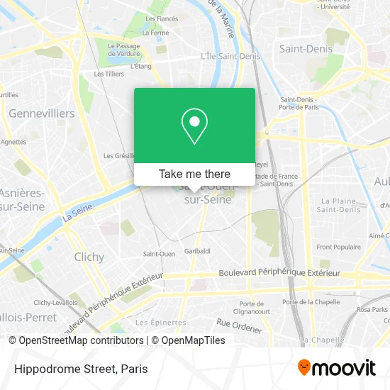Rue de l'Hippodrome map