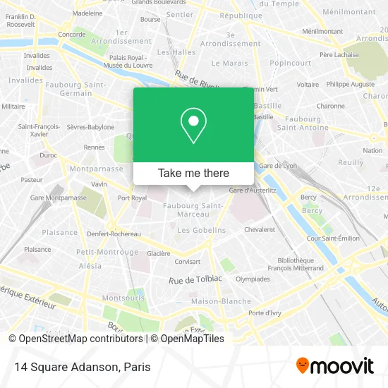14 Square Adanson map
