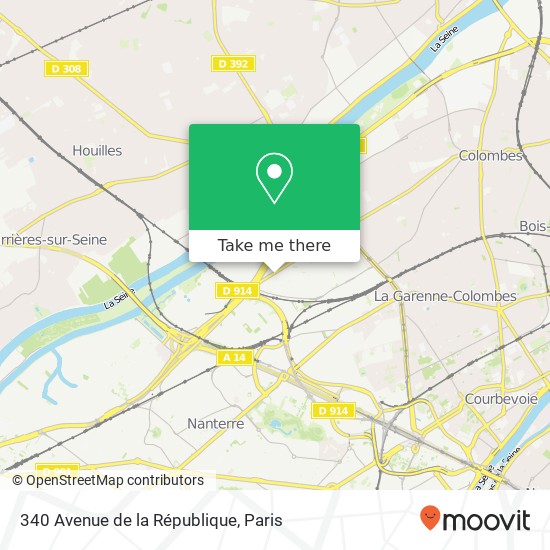 340 Avenue de la République map