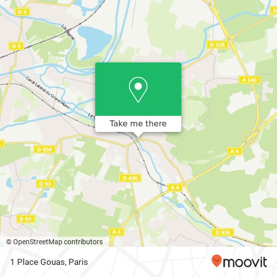 1 Place Gouas map