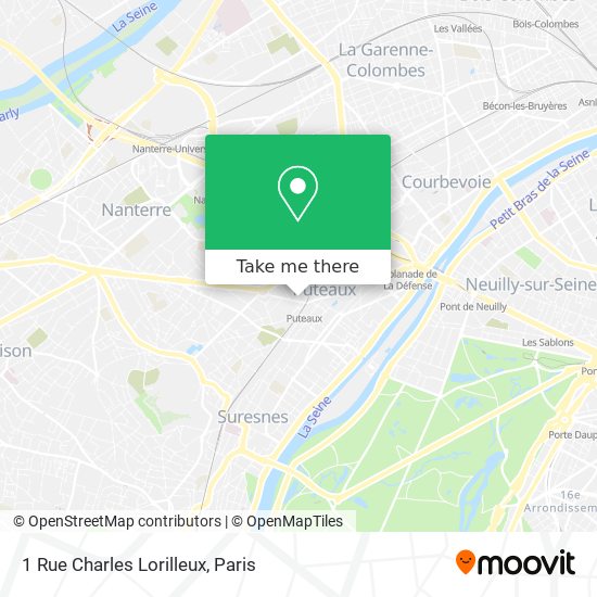 Mapa 1 Rue Charles Lorilleux