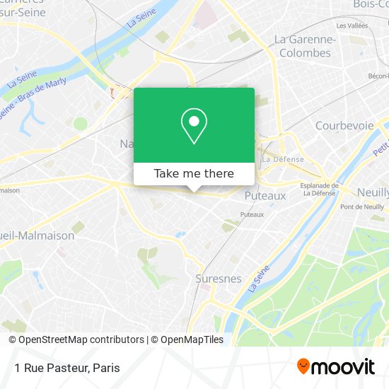 Mapa 1 Rue Pasteur