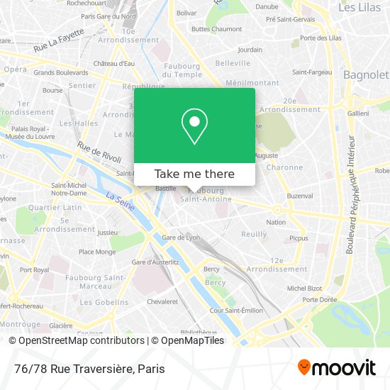 Mapa 76/78 Rue Traversière