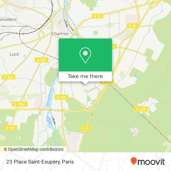 23 Place Saint-Exupéry map