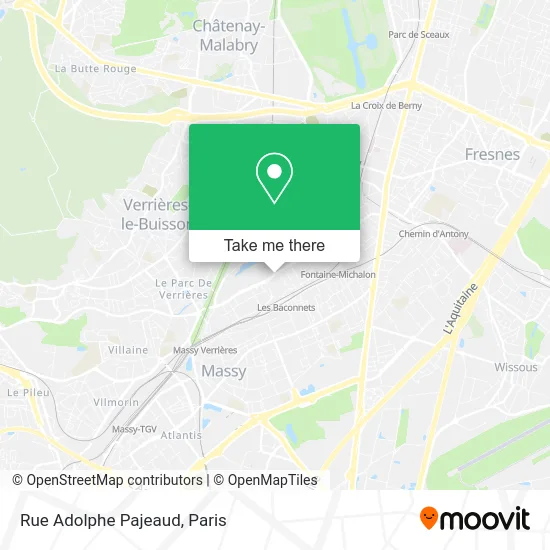 Rue Adolphe Pajeaud map