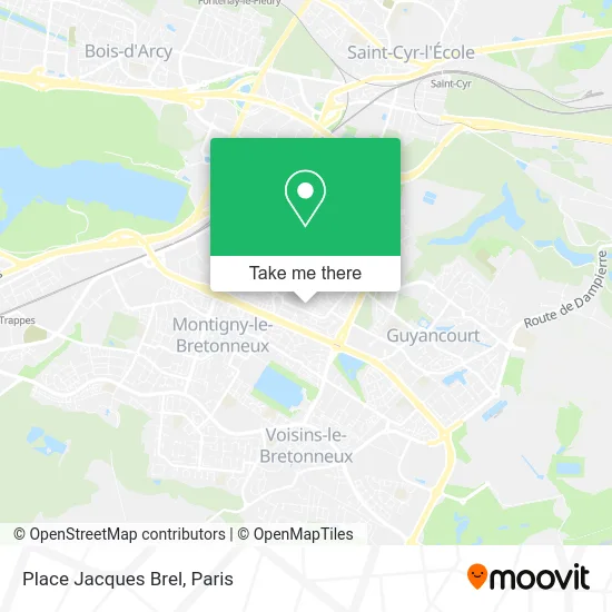 Place Jacques Brel map