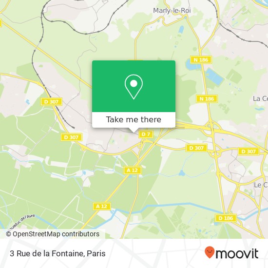 Mapa 3 Rue de la Fontaine