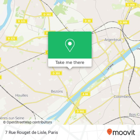 7 Rue Rouget de Lisle map