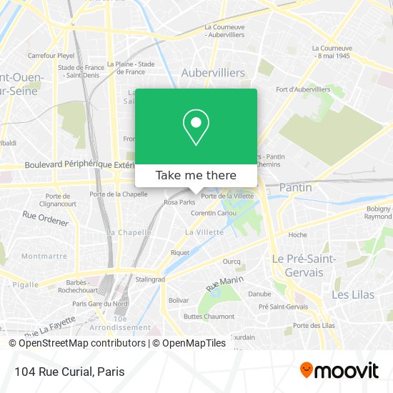 104 Rue Curial map