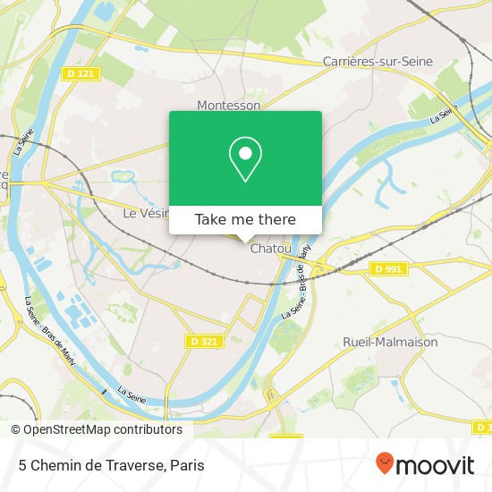 5 Chemin de Traverse map