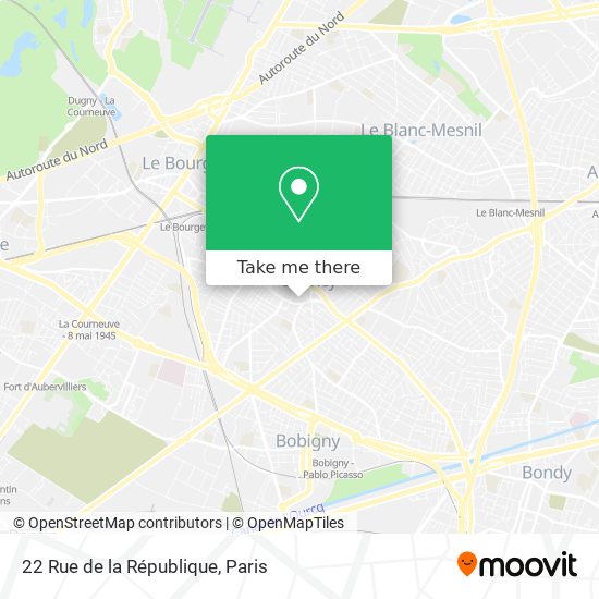 22 Rue de la République map