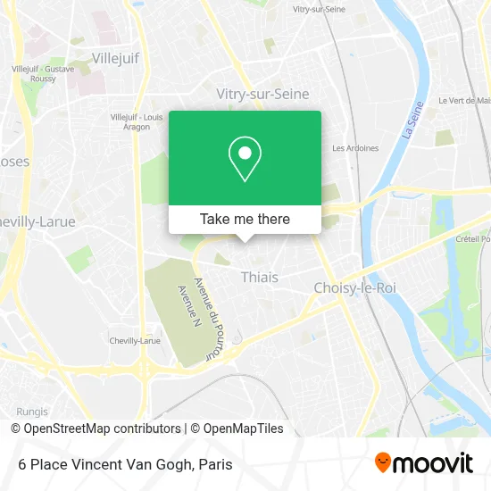 6 Place Vincent Van Gogh map