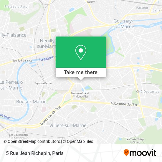 5 Rue Jean Richepin map