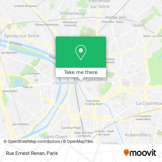 Mapa Rue Ernest Renan