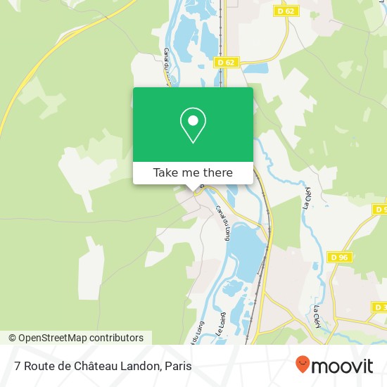 7 Route de Château Landon map